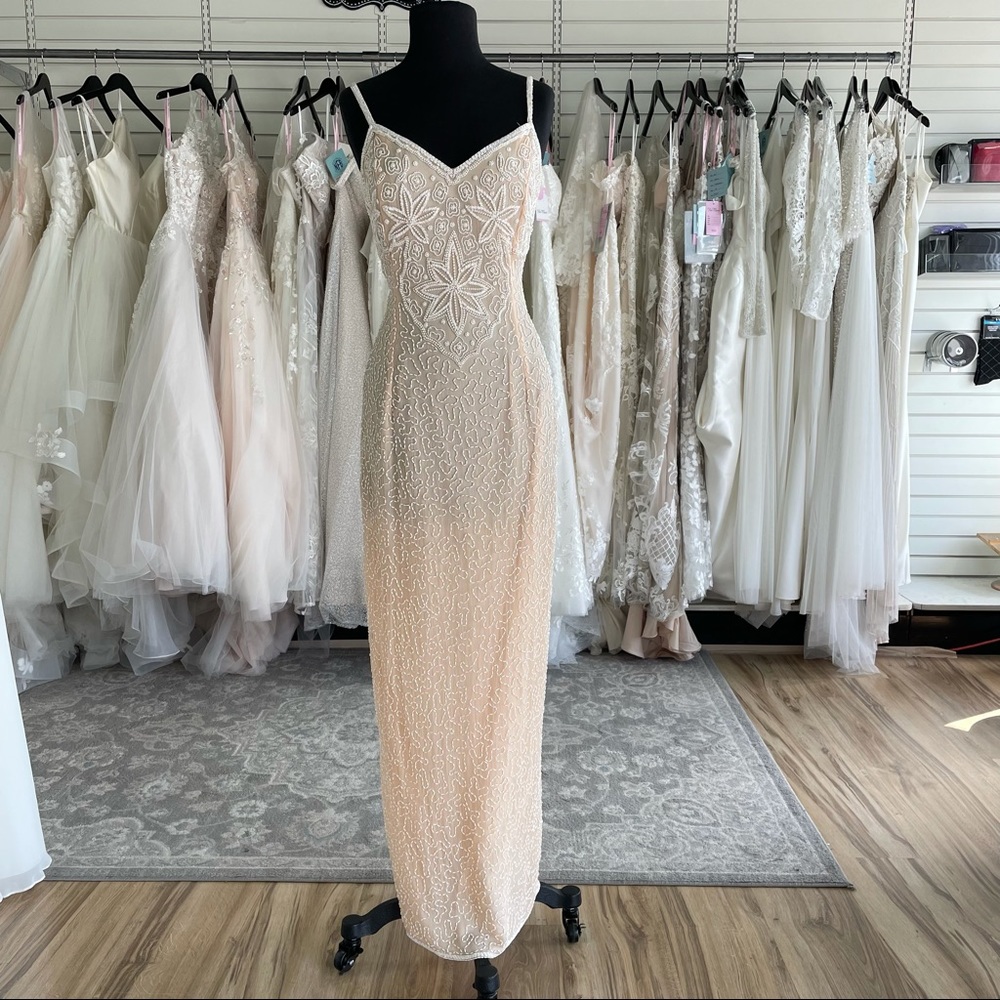 Fully Beaded Silk Dress